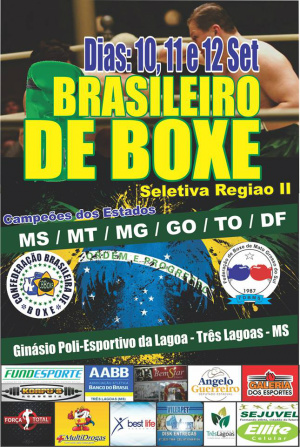 Três Lagoas irá sediar Brasileiro de Boxe