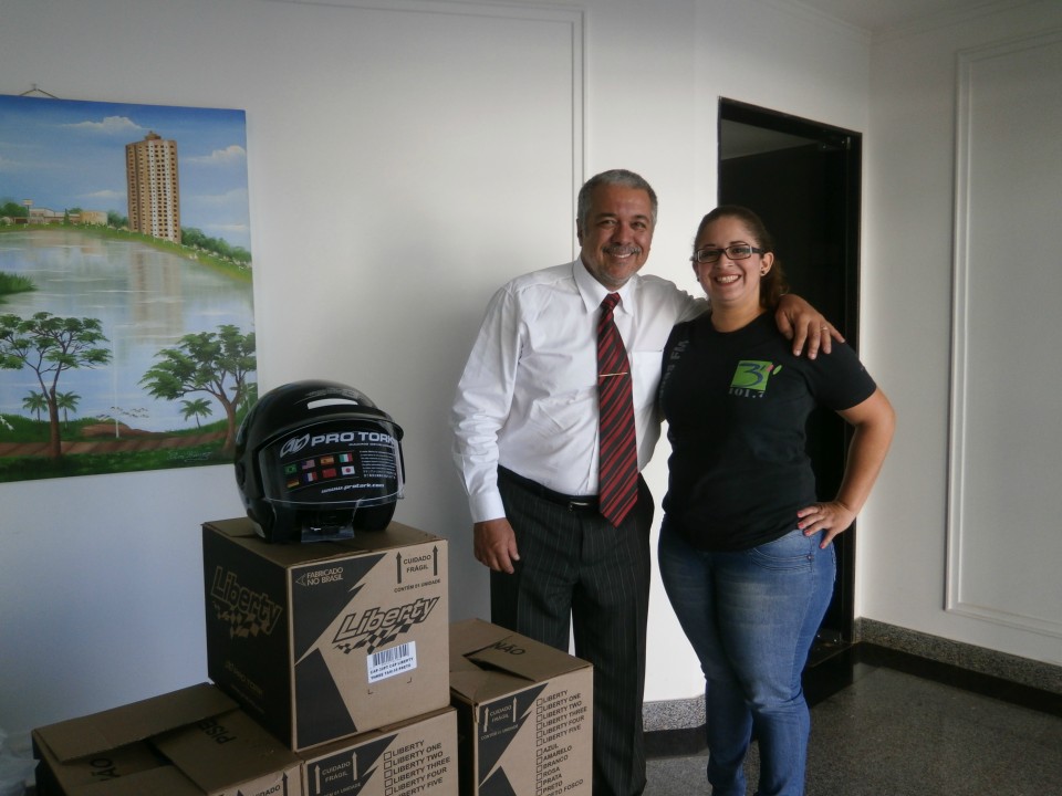 Visita do Promotor Antônio Carlos