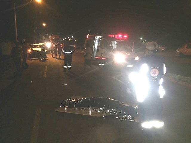 Polícia registra acidente fatal em avenida de Três Lagoas