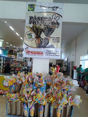 Promoção Páscoa Premiada - Três Lagoas FM e Supermercado Thomé