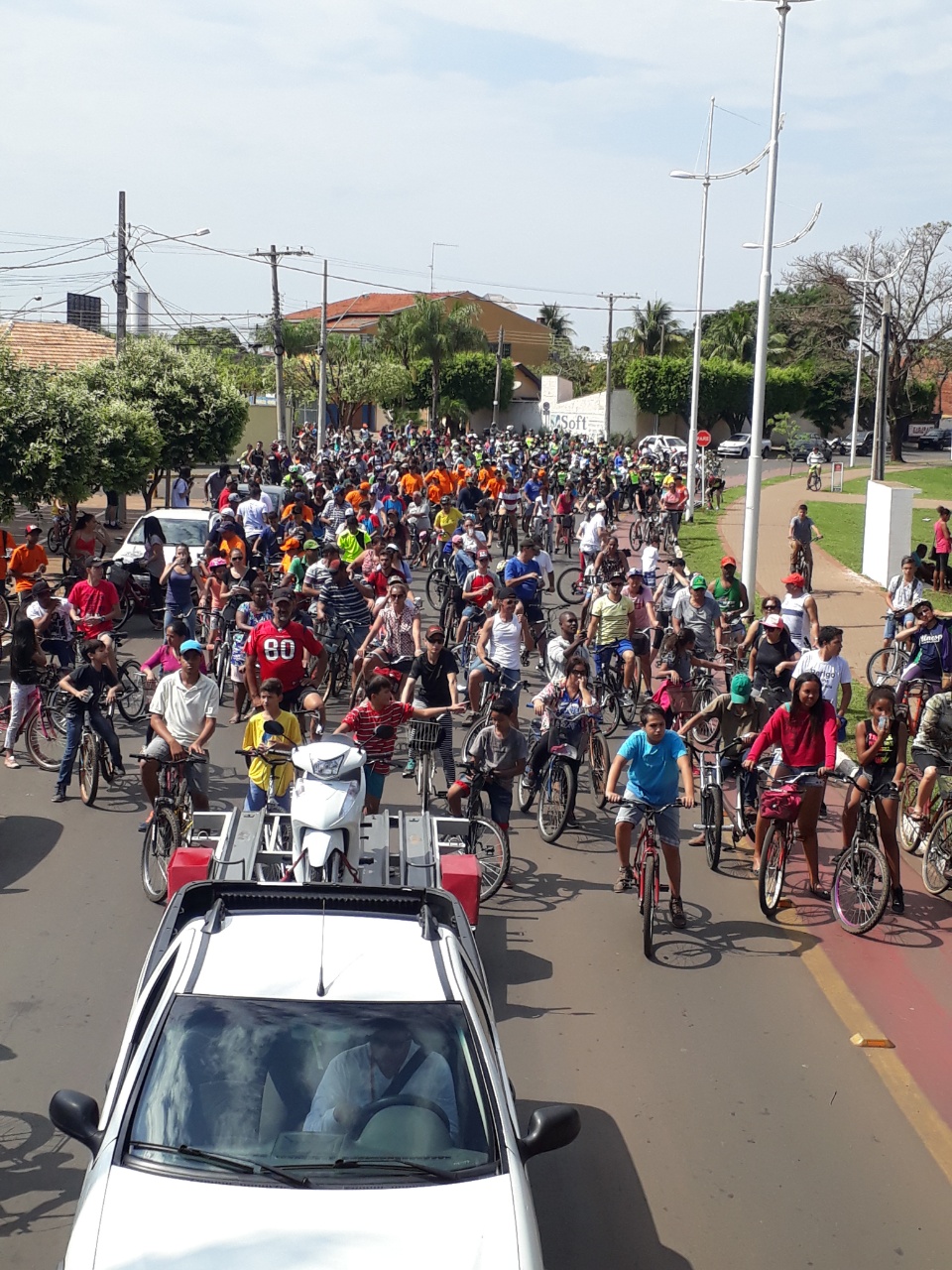 1º Bora de Bike da Três Lagoas FM , Confira as Fotos