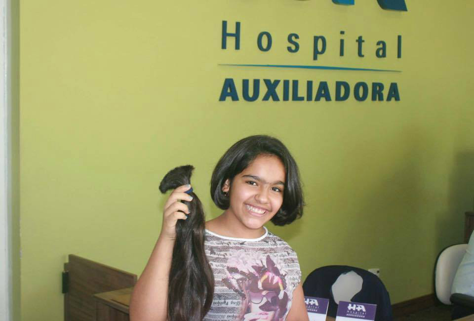 Hospital Auxiliadora continua recebendo doação de cabelo Hospital Auxiliadora continua recebendo doação de cabelo