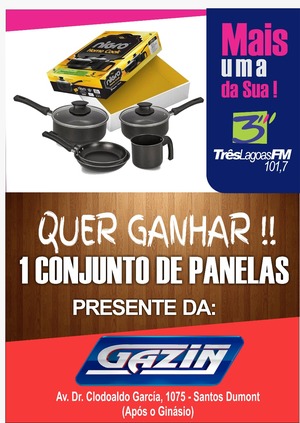 Quer Ganhar !! 1 conjunto de panelas.