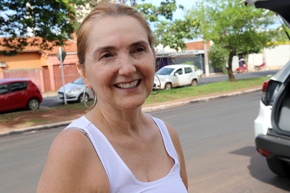 Dona Neuza conseguiu se livrar de aparelhos sem utilidade