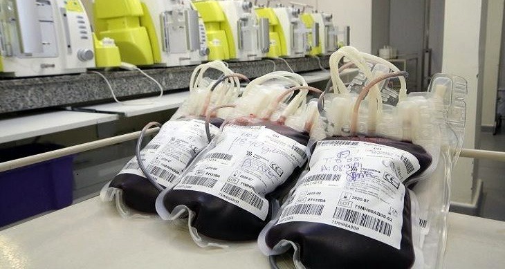 No ano passado o número de coletas de sangue diminuiu cerca de 10% com relação a 2019