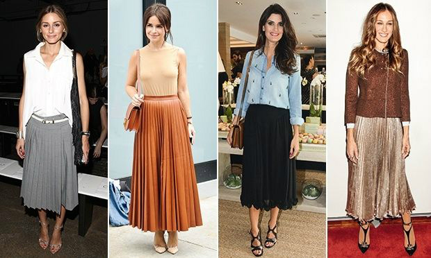 Saia mídi: plissados e pregas dão fôlego fashion à peça Saia mídi: plissados e pregas dão fôlego fashion à peça